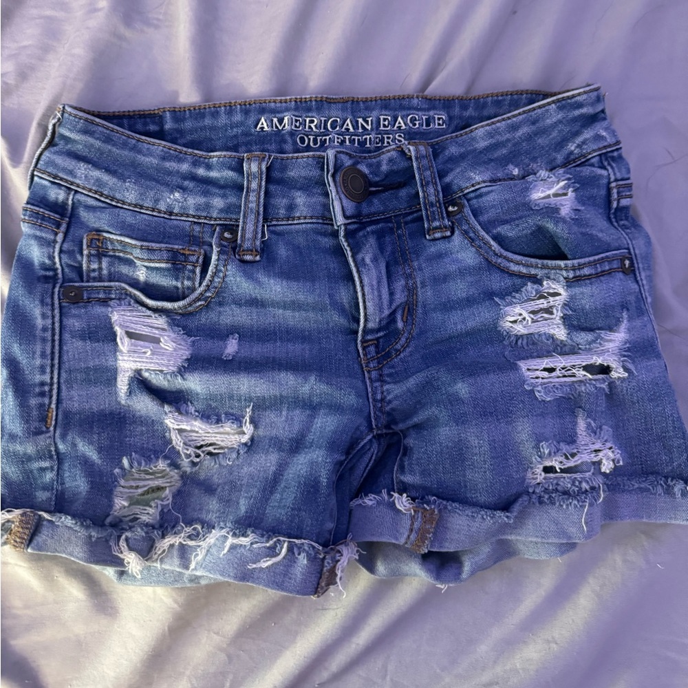 American eagle jean shorts